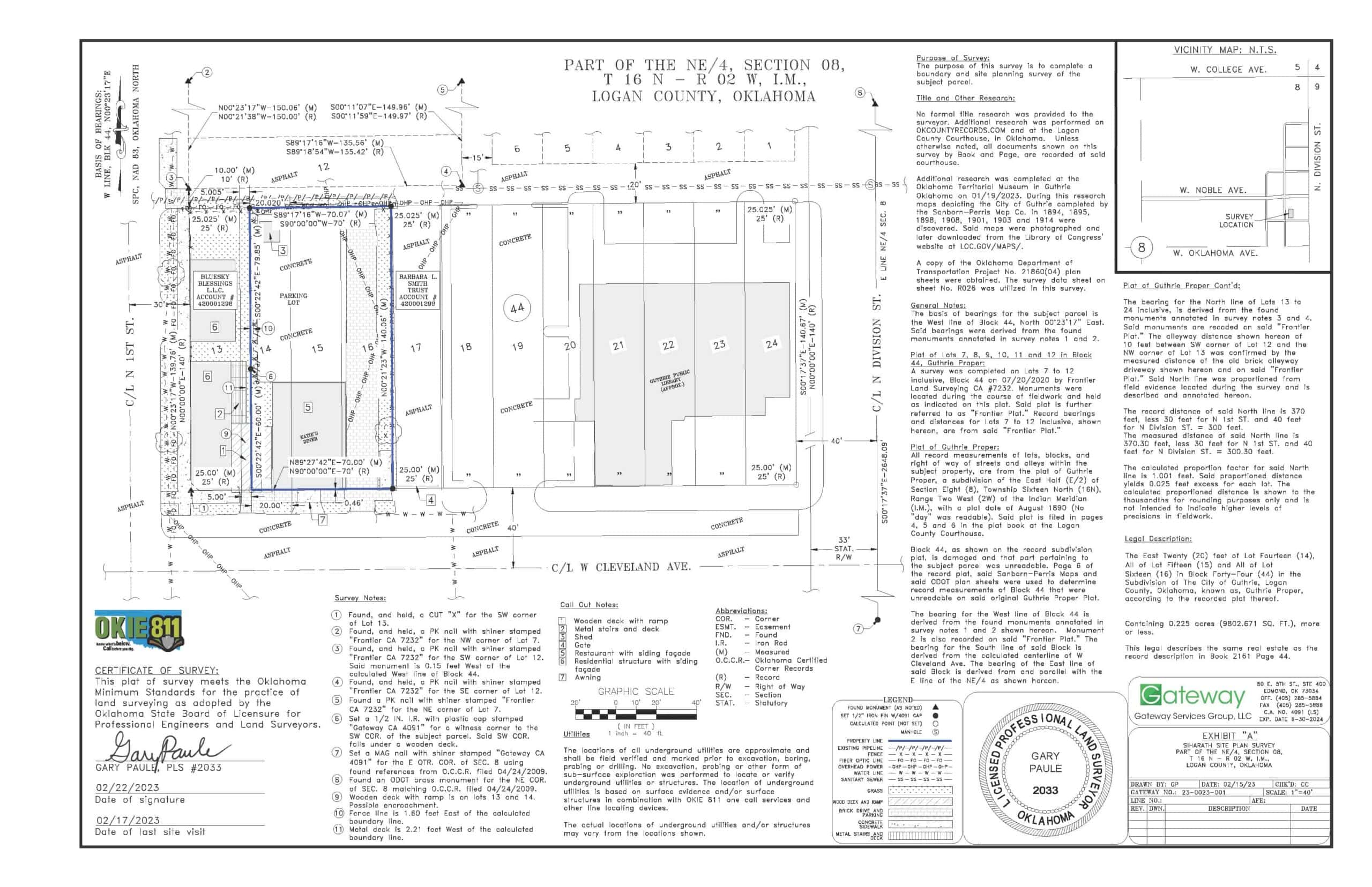 Boundary Plat