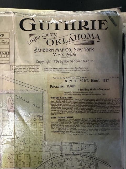 City of Guthrie Plat