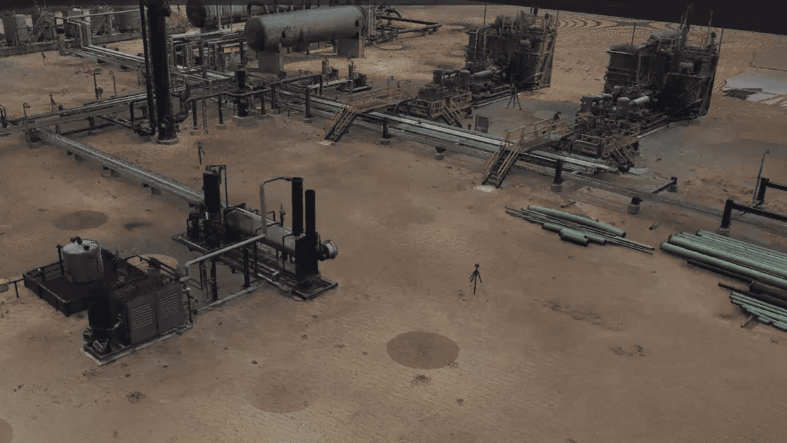 SCAN EXISTING OIL AND GAS FACILITY